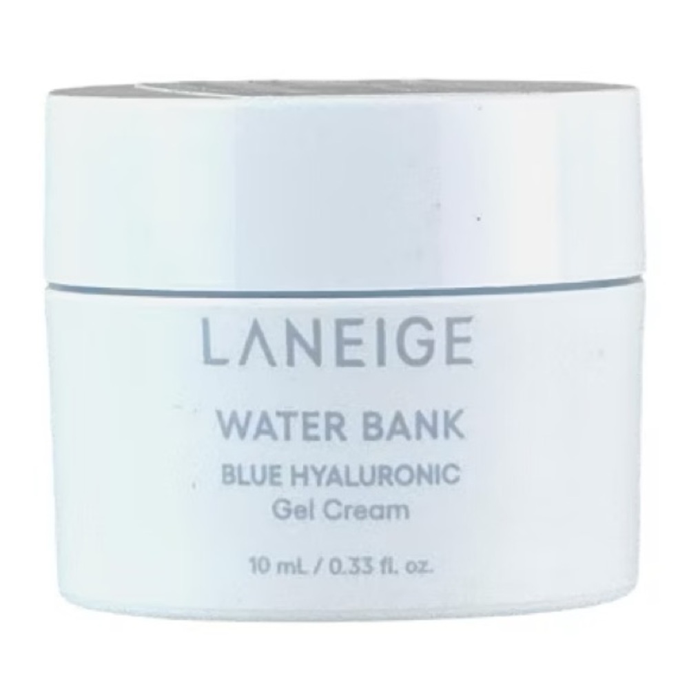 LANEIGE Blue Hyaluronic Water Bank Gel Cream — Light Blue & White